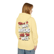 Unisex Lightweight Hooded Sweatshirt